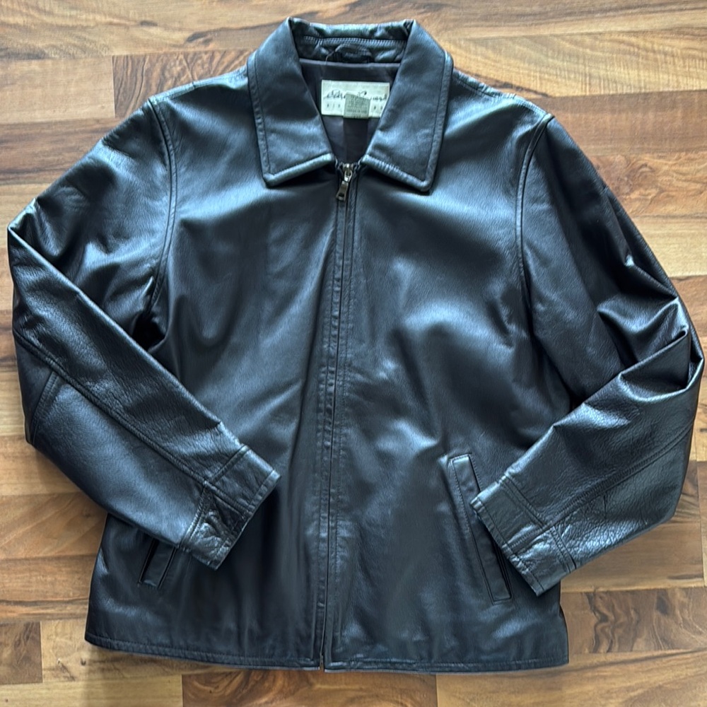 Eddie Bauer Black Leather Jacket